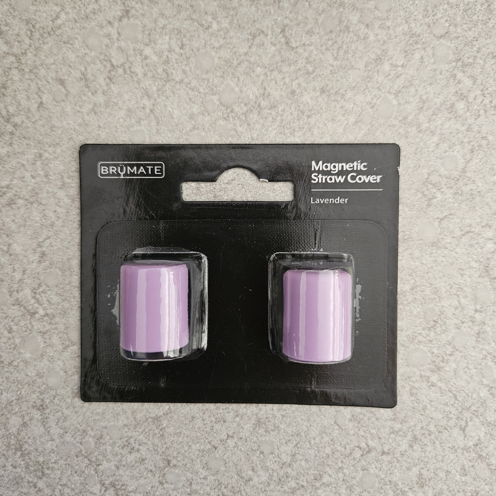 BrüMate Lavender Magnetic Straw Cover